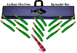 Machine Spreader Bar 48" w/15 12" Machine Lures